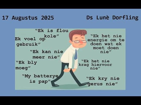 5 Julie 2026 'n Geloof Met God op die kantlyn